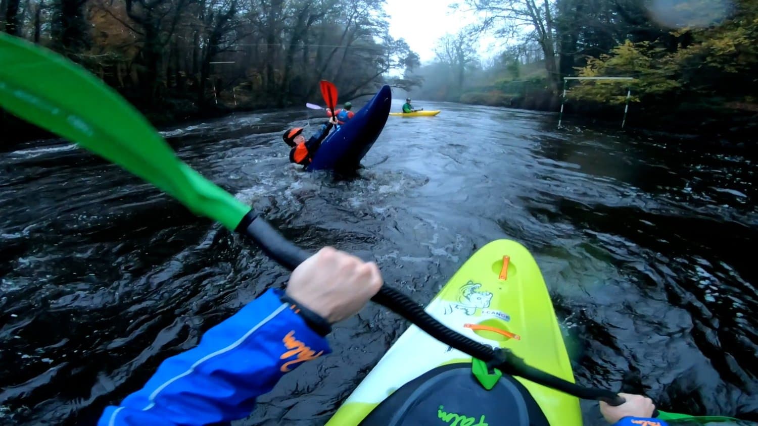 Kayaking on the Liffey