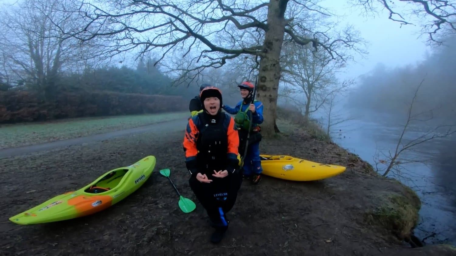 Kayaking session on the Liffey